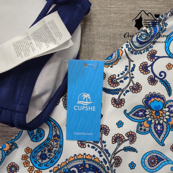 Cupshe Braided Back Tie Side Bikini Swimsuit Size XL - Picture 3 of 6